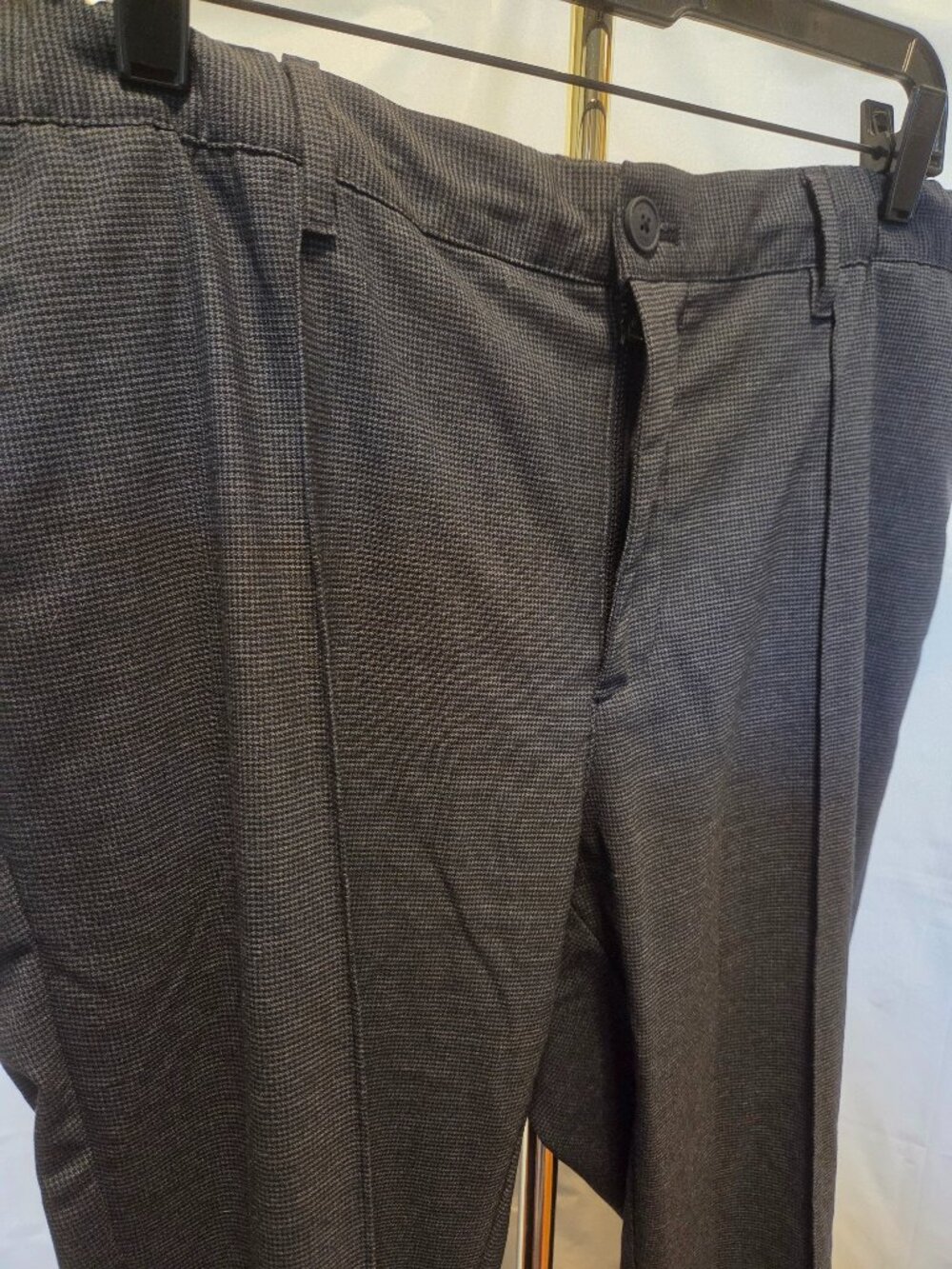 Michael Kors Slim Fit Plaid Pleated Pants size L